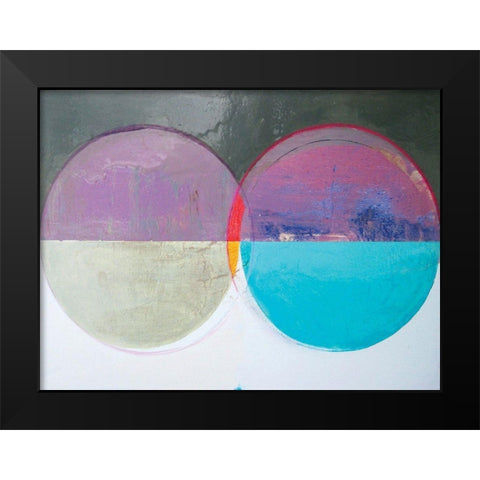 Clear Intentions V Black Modern Wood Framed Art Print by Bellissimo Art