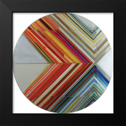 Rossano II Black Modern Wood Framed Art Print by Bellissimo Art
