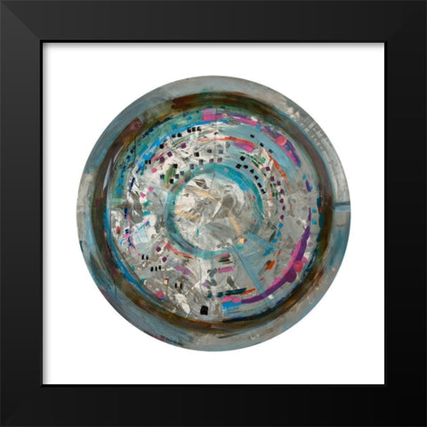 Galileos Assistant III Black Modern Wood Framed Art Print by Bellissimo Art