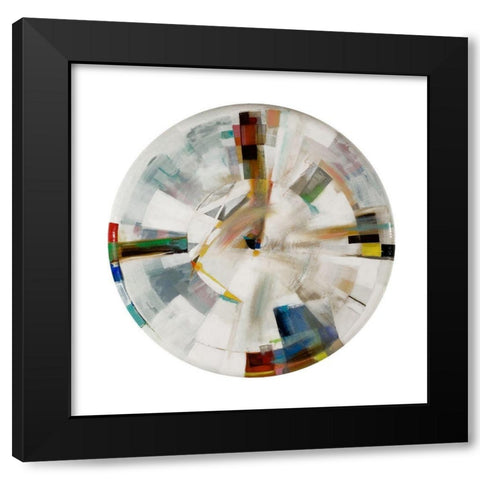 Galileos Assistant VIII Black Modern Wood Framed Art Print by Bellissimo Art