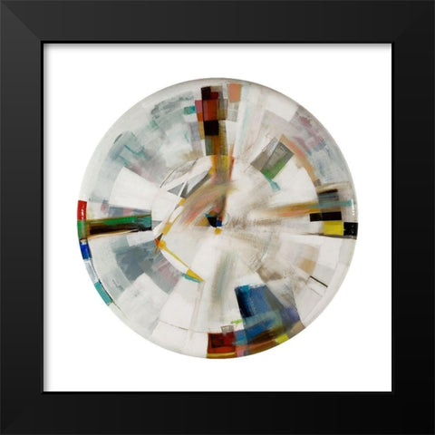 Galileos Assistant VIII Black Modern Wood Framed Art Print by Bellissimo Art