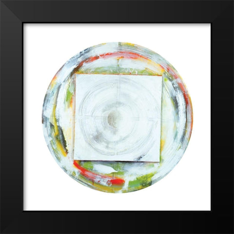 Galileos Assistant X Black Modern Wood Framed Art Print by Bellissimo Art