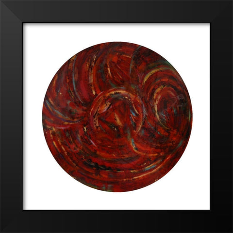 Galileos Assistant XI Black Modern Wood Framed Art Print by Bellissimo Art