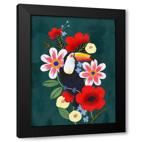 Tropical Toucan I Black Modern Wood Framed Art Print by Popp, Grace