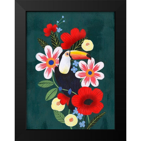 Tropical Toucan I Black Modern Wood Framed Art Print by Popp, Grace