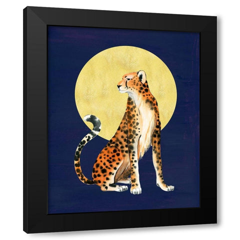 Queen of the Jungle I Black Modern Wood Framed Art Print by Popp, Grace