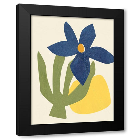 Desert Wind II Black Modern Wood Framed Art Print with Double Matting by Wang, Melissa