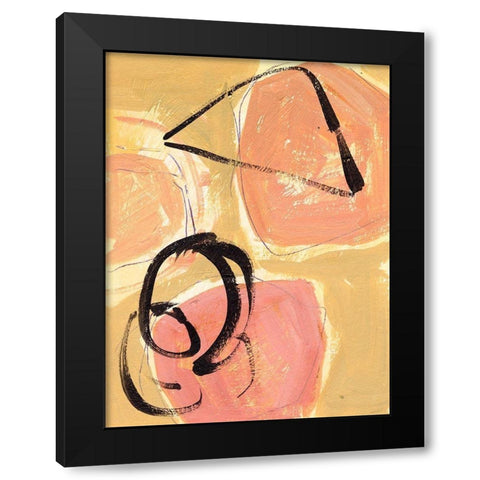 Landing I Black Modern Wood Framed Art Print by Wang, Melissa