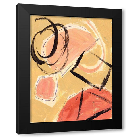 Landing IV Black Modern Wood Framed Art Print by Wang, Melissa