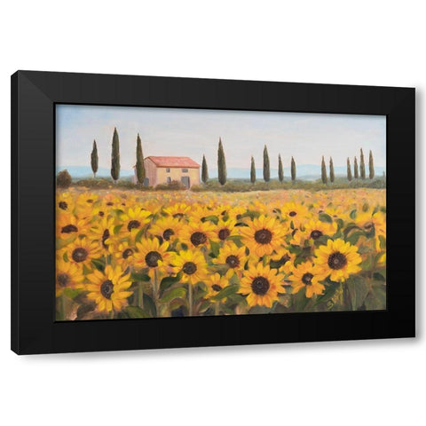 Tuscan Memories I Black Modern Wood Framed Art Print by Iafrate, Sandra