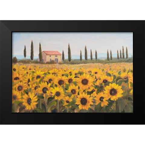 Tuscan Memories I Black Modern Wood Framed Art Print by Iafrate, Sandra