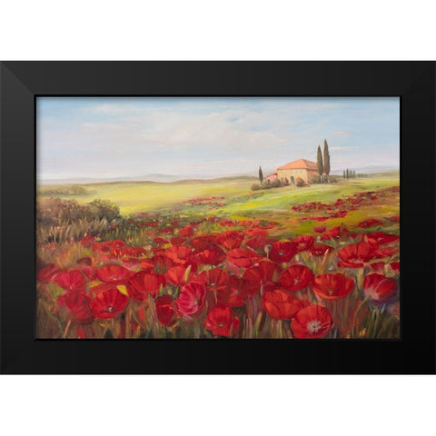 Tuscan Memories II Black Modern Wood Framed Art Print by Iafrate, Sandra