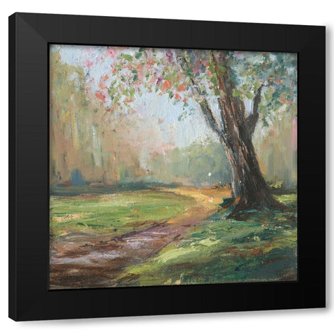 Path to the Tree II Black Modern Wood Framed Art Print by Iafrate, Sandra