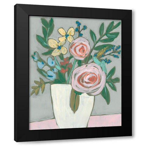 Sweet and Quirky II Black Modern Wood Framed Art Print by Goldberger, Jennifer