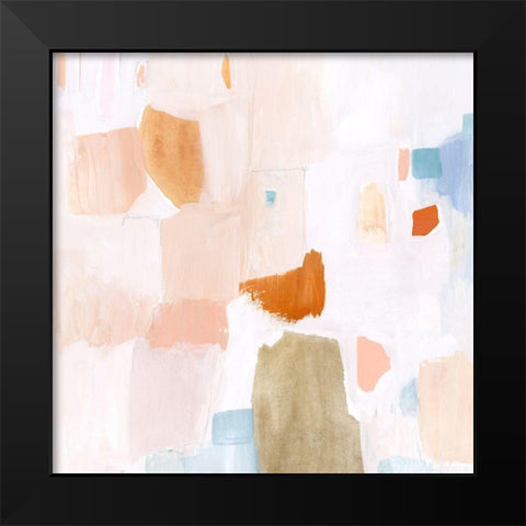 Sea Glass Forms I Black Modern Wood Framed Art Print by Borges, Victoria