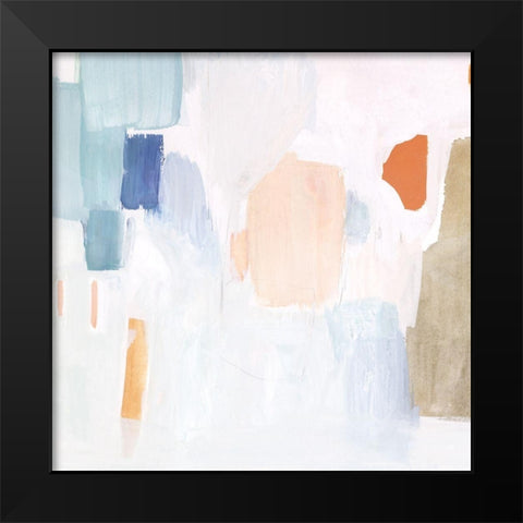 Sea Glass Forms II Black Modern Wood Framed Art Print by Borges, Victoria