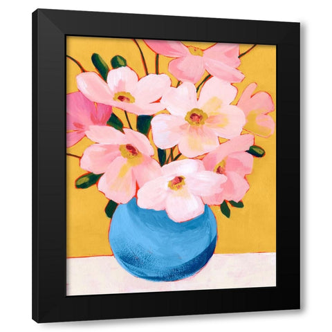 Sunday Flora II Black Modern Wood Framed Art Print by Popp, Grace