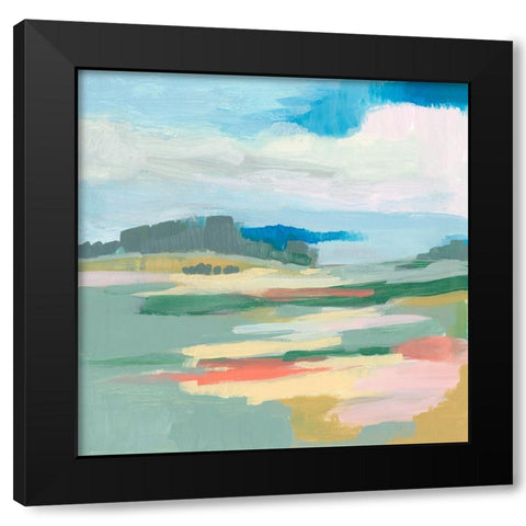 Sweeping Sky II Black Modern Wood Framed Art Print by Goldberger, Jennifer
