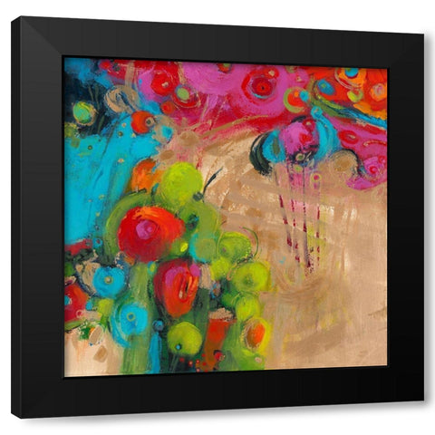 Year of the Dragon I Black Modern Wood Framed Art Print by Bothne, Janet