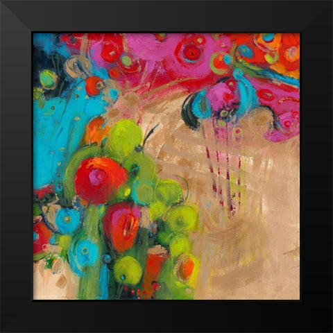 Year of the Dragon I Black Modern Wood Framed Art Print by Bothne, Janet