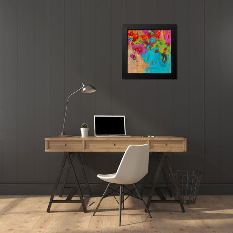 Year of the Dragon II Black Modern Wood Framed Art Print by Bothne, Janet