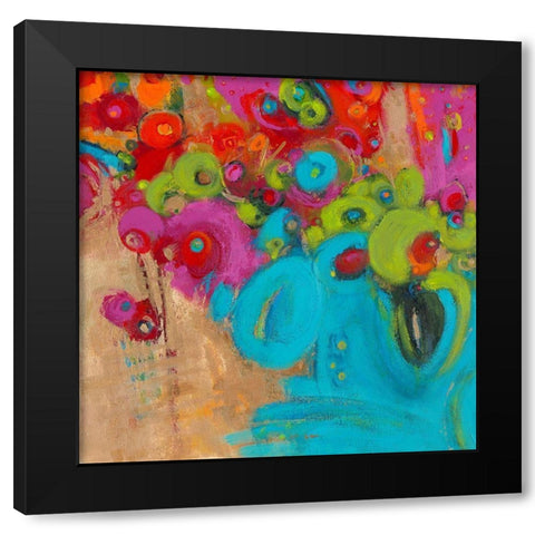 Year of the Dragon II Black Modern Wood Framed Art Print with Double Matting by Bothne, Janet