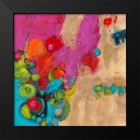 Year of the Dragon III Black Modern Wood Framed Art Print by Bothne, Janet