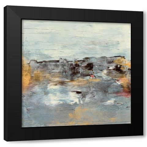 Discovery I Black Modern Wood Framed Art Print by Bramma, Lila