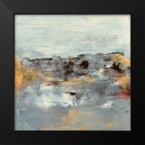 Discovery I Black Modern Wood Framed Art Print by Bramma, Lila