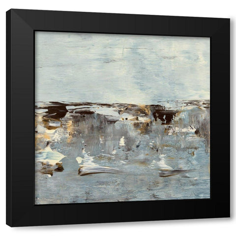 Discovery II Black Modern Wood Framed Art Print with Double Matting by Bramma, Lila