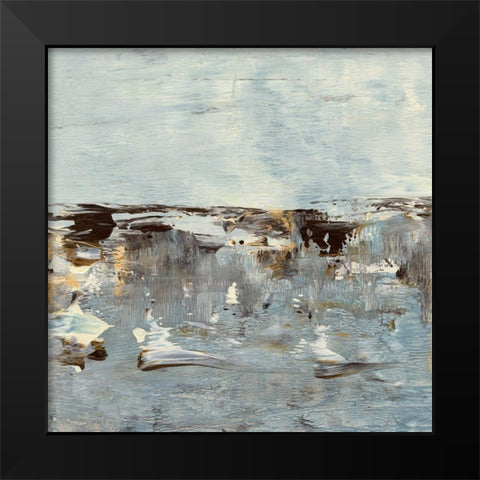 Discovery II Black Modern Wood Framed Art Print by Bramma, Lila