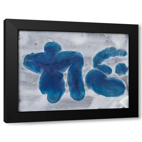 Invulnerable I Black Modern Wood Framed Art Print by Bramma, Lila