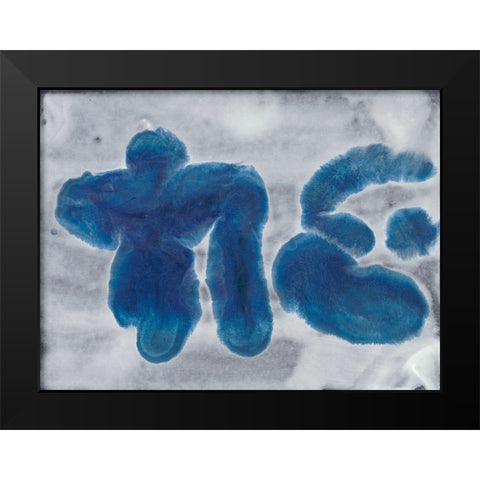 Invulnerable I Black Modern Wood Framed Art Print by Bramma, Lila