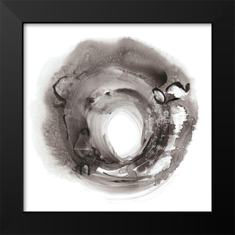 Transformation II Black Modern Wood Framed Art Print by Bramma, Lila