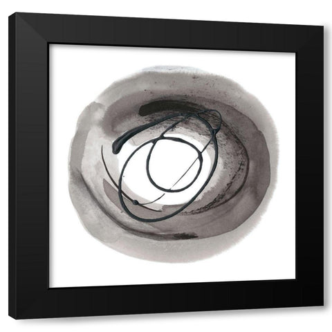 Transformation III Black Modern Wood Framed Art Print by Bramma, Lila