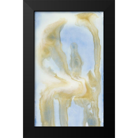 Meeting Light III Black Modern Wood Framed Art Print by Bramma, Lila