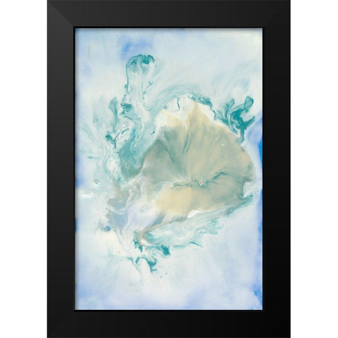 Being One II Black Modern Wood Framed Art Print by Bramma, Lila