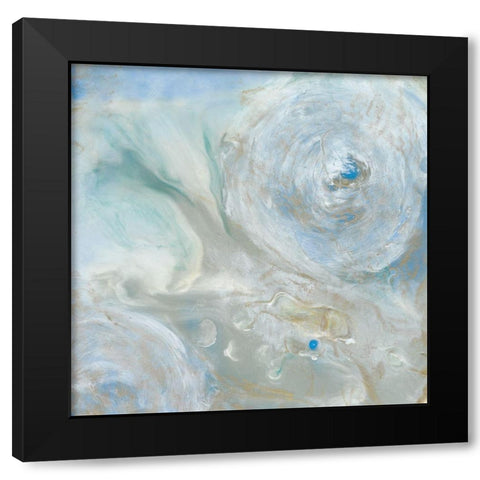 Being One III Black Modern Wood Framed Art Print by Bramma, Lila