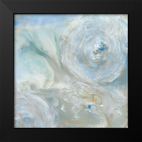 Being One III Black Modern Wood Framed Art Print by Bramma, Lila