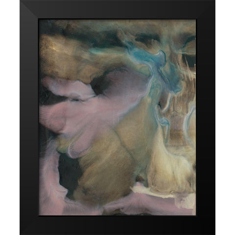 Mysterious Ascension II Black Modern Wood Framed Art Print by Bramma, Lila