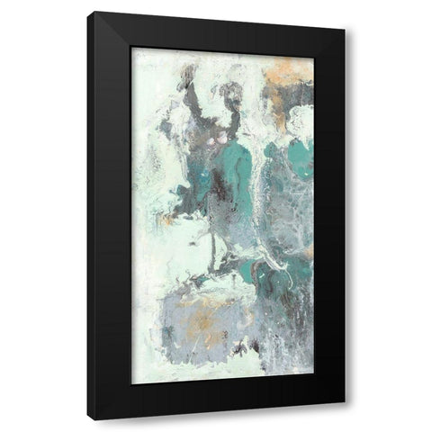 Dancing with Love I Black Modern Wood Framed Art Print with Double Matting by Bramma, Lila