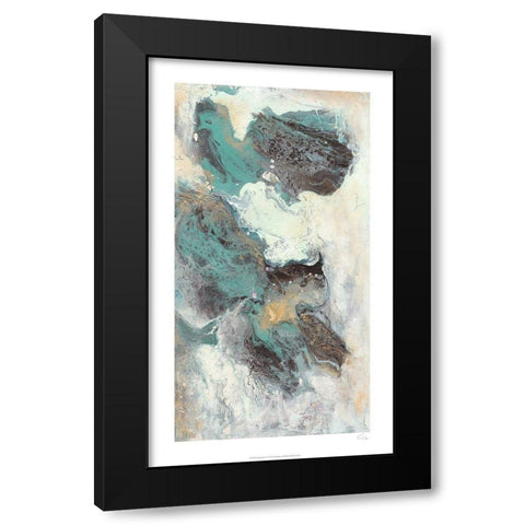 Dancing with Love II Black Modern Wood Framed Art Print by Bramma, Lila