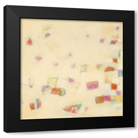 Festive I Black Modern Wood Framed Art Print with Double Matting by Crawford, Beverly