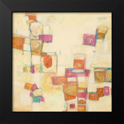 Festive III Black Modern Wood Framed Art Print by Crawford, Beverly