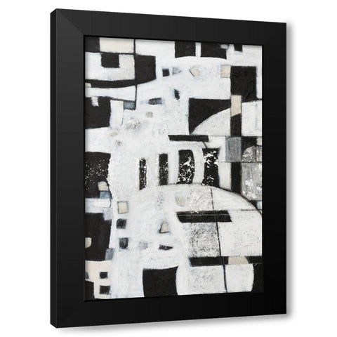 Rhapsody I Black Modern Wood Framed Art Print by Crawford, Beverly