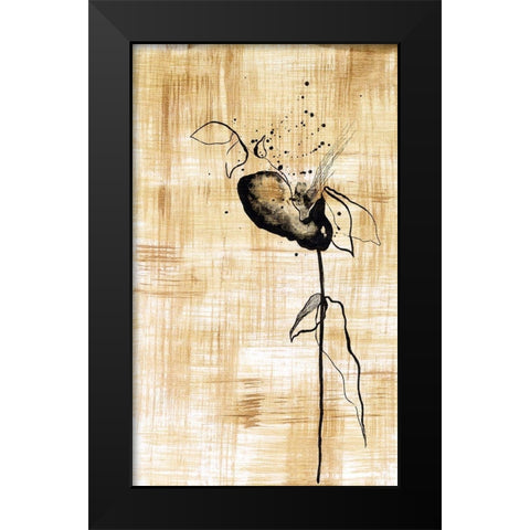 Gilded Beauty III Black Modern Wood Framed Art Print by Liama, Lily