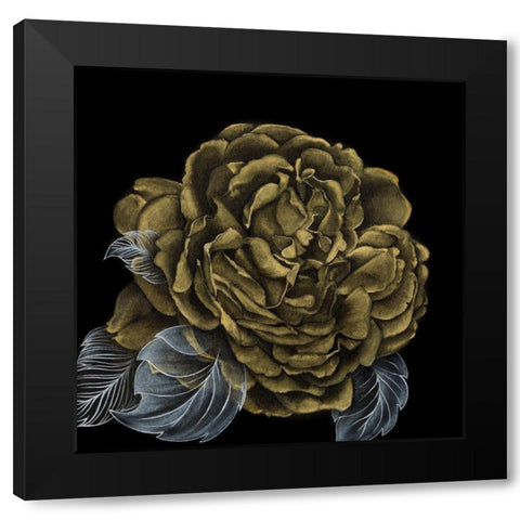 River Roses II Black Modern Wood Framed Art Print by Liama, Lily