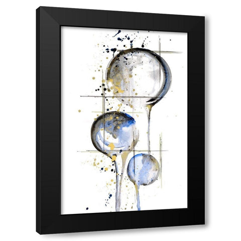 Pioneer III Black Modern Wood Framed Art Print by Liama, Lily