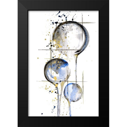 Pioneer III Black Modern Wood Framed Art Print by Liama, Lily