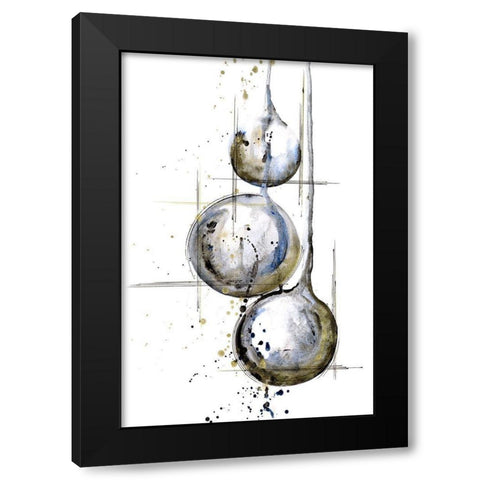 Pioneer IV Black Modern Wood Framed Art Print by Liama, Lily
